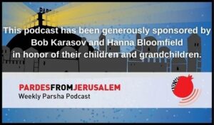 bob karasov sponsorship pardes from jerusalem